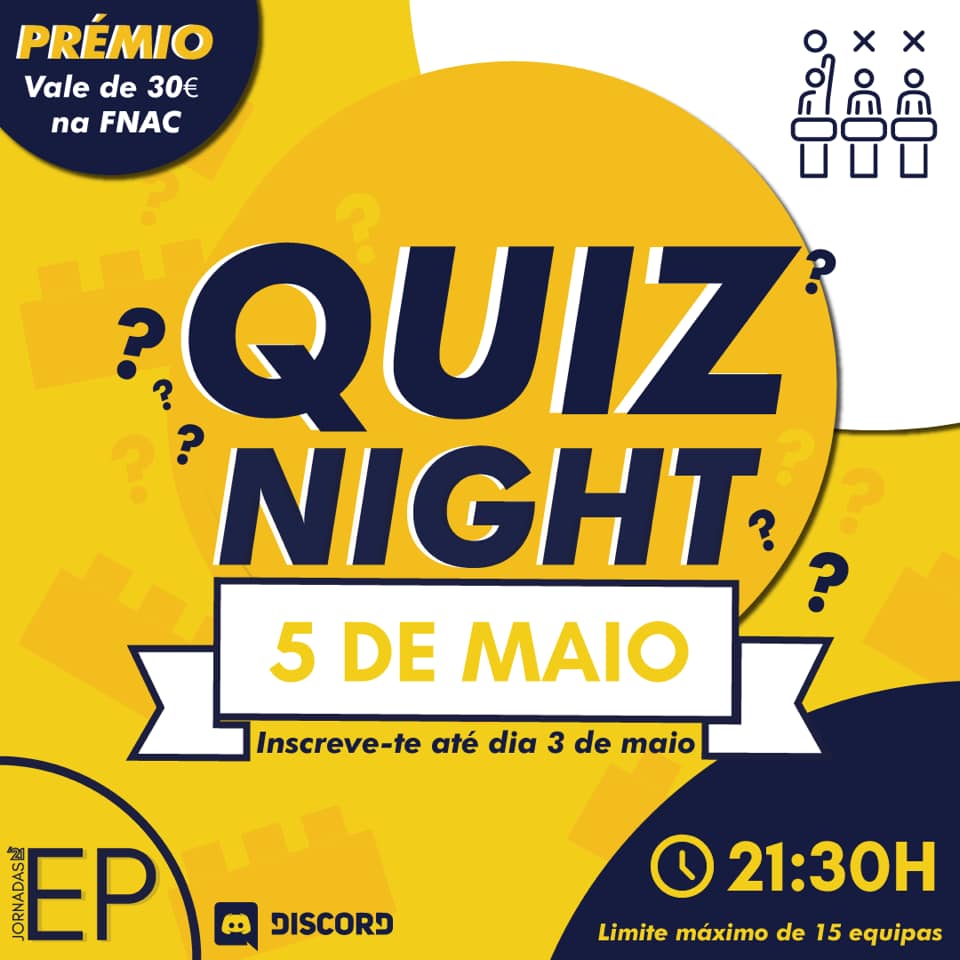5 de maio - 21h30