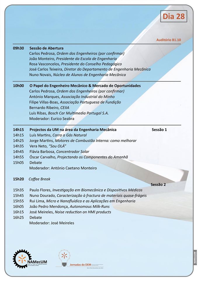 Programa - 28 de novembro
